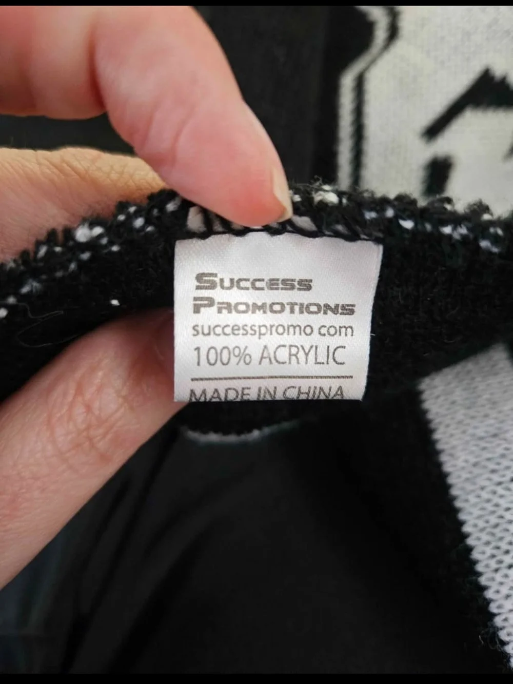 Chicago White Sox Black & White Team Scarf